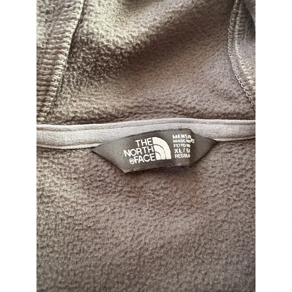 The North Face Full Zip Hoodie Mens XL Black Embroidered Logo Activewear Casual